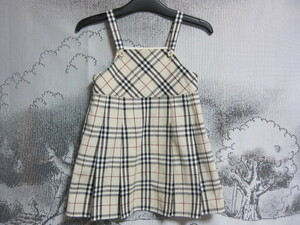 バーバリー　☆　BURBERRY　☆　ジャンパースカート 　＜ 100 A ＞