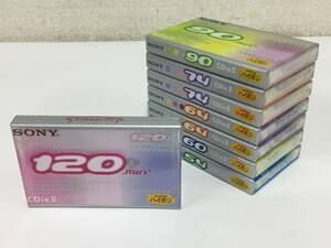 ●○Z761 未開封 カセットテープ SONY HIGH POSITION CDixⅡ/120 他 8本セット○●