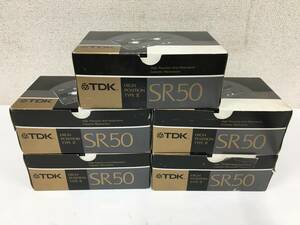 ★☆Z789 未開封 カセットテープ TDK HIGH POSITION SUPER RESPONSE SR50 50本セット 輸送箱付き☆★