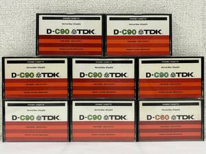 ●○Z871 TDK カセットテープ DYNAMIC D-C90 第2世代 他 8本セット○●