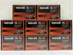 ●○Z896 maxell カセットテープ Ultra Low Noise UL90 他 8本セット○●