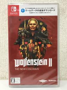 ●○カ032 未開封 NINTENDO SWITCH ニンテンドー スイッチ ソフト WOLFENSTEINⅡ ウルフェンシュタイン2 THE NEW COLOSSUS○●