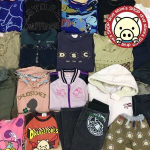 □11-43 DRUG STORES ドラッグストアーズ まとめ 19点 サイズ 色々 大きめ ゆったり トップス キッズ 子供服 アウター オーバーサイズ 