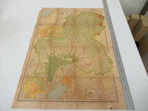 H11048　古地図　岐阜県 全図？　日本統制地図㈱　昭和16年 発行　歴史　日本史　地図　地理　地名_画像1