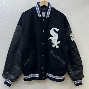 古着 CHICAGO White Sox シカゴ ホワイトソックス MORIMEN ウール レザー スタジャン ジャケット、上着 ジャケット、上着 -