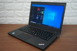 Lenovo ThinkPad L460 20FV-A0P1JP 《Core i5-6300U 2.40GHz / 4GB / SSD 128GB / Win10 / Office》 レノボ 14型 ノートパソコン PC 16519