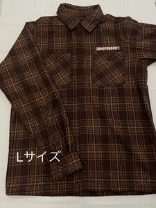 [ новый товар ]Independent Mesa Brown Flannel Shirt-L