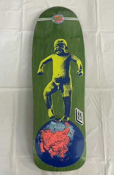 【新品】Santa Cruz Salba Baby Stomper Re-Issue Deck - Green Stain