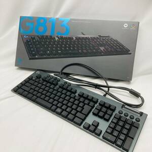 51M【中古品】ロジクール Logicool 「G813 RGB メカニカル ゲーミングキーボード（タクタイル）」