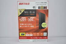 51S 【未開封品】 BUFFALO Wi-Fiルーター 無線LAN親機 WSR-1500AX2S-BK Wi-Fi6対応 バッファロー インターネット_画像1