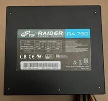 FSP RAIDER RA750 80+silver 750W PC電源【送料無料】_画像3