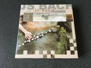 ★☆【4CD-BOX】J.S.バッハ:イギリス組曲/パルティータ集 グスタフ・レオンハルト(Cemb)☆★
