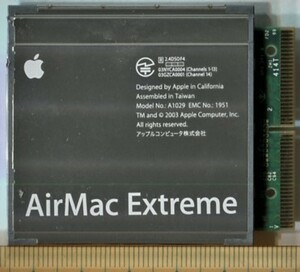 [AirMac Extreme ]A1029 беспроводной LAN карта (PowerBook G4 соответствует )