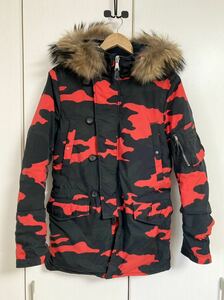 美品☆[wjk] 定価121,000 N-3B CAMO PRIMALOFT カモフラ フライトジャケット S 迷彩 cf37K 日本製 ダブルジェイケイ