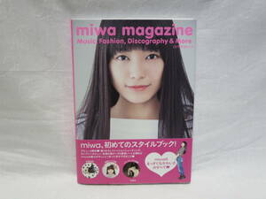 miwa magazine* style book * debut 5 anniversary * I thing *.. Note * obi attaching * "Treasure Island" company 