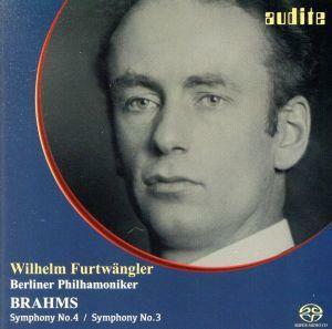 ブラームス：交響曲第３番＆４番 ＜SACD＞／ヴィルヘルム・フルトヴェングラー、ベルリン・フィルハーモニー管弦楽団