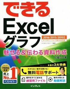 できるＥｘｃｅｌグラフ　魅せる＆伝わる資料作成に役立つ本　２０１６／２０１３／２０１０対応／きたみあきこ(著者),できるシリーズ編集