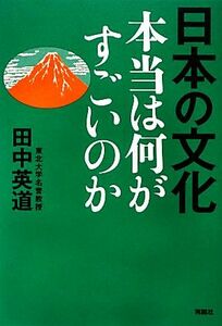 日本の文化　本当は何がすごいのか／田中英道【著】