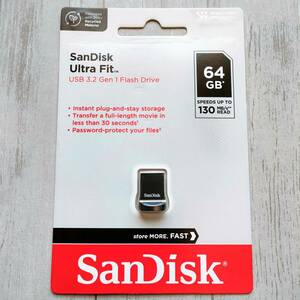 更に200円引★64GB 超小型 高速 USBメモリ SDCZ430-064G-G46 USB3.0★SanDisk Ultra サンディスク★32GBより割安