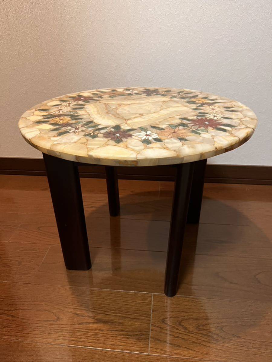 2023年最新】Yahoo!オークション -大理石 丸 テーブルの中古品・新品