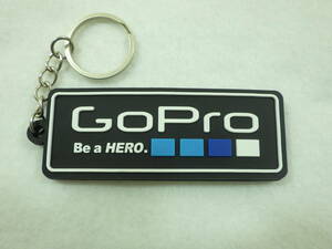 GoPro シリコンラバー製キーホルダー 両面ロゴ ゴープロ HERO Go Pro ストラップ