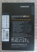 ◎新品 SAMSUNG SSD 870 EVO 1TB SATA 2.5インチ MZ-77E1T0B_画像2