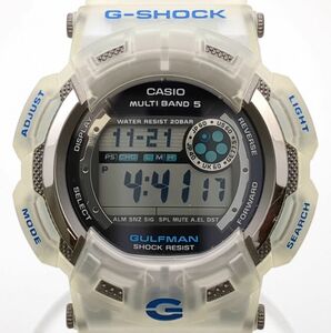G-SHOCK　ガルフマン　イルクジ　GW-9101K　タフソーラー　ラバー　クリア　ブラック　メンズ　腕時計　CASIO　◆3111/藤枝インター店