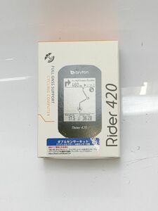 【ジャンク・通電確認のみ】bryton rider420 サイクルコンピューター ◆3101/西伊場店