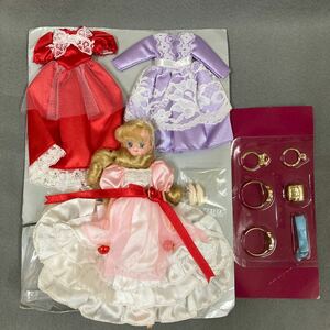 バンダイ ドリームポケット プリンセスハートバッグ 着せ替え人形 バッグと箱無し 1996年 当時物 未使用品