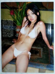 送料込み 【かでなれおん】 雑誌 切り抜き ８ページ 巨乳 ビキニ 水着 グラビア 8P