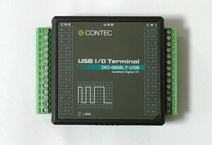 動作品【CONTEC】 DIO-0808LY-USB USB絶縁型ディジタル入出力装置