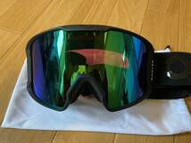 新古・美品 OAKLEY Line Miner ブラック・ファクトリーパイロット・Jade Iridium レンズ_画像2