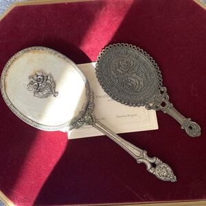  Shiseido hand-mirror Novelty Vintage 