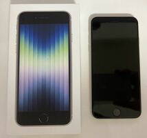 Apple iPhone SE3 64GB スターライト バッテリー100% SIMフリー 残債なし_画像1