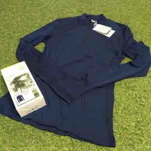 LE308-B31 ACLIMA アクリマ LIGHT WOOL 140G SOFT MERINO WOOL レディースMサイズ ZIP SHIRT アウトドア スポーツ 未使用 展示品 インナー