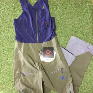 LE078-E03 R MAMMUT マムート Alvier HS Bib Pants メンズ 1020-12310スキーウェア ビブパンツ ASIA Lサイズ未使用 展示品 ウェア