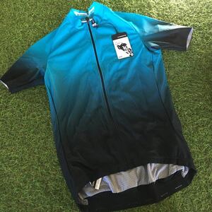 WB177-A60 ASSOS アソス MILLE GT Shifter SS jerse Mサイズ hydro blue サイクルウェア 自転車 未使用 展示品 ウェア