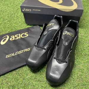 TA155 asics アシックス GOLDSTAGE SPEED AXEL SG-P 野球 SFS302-9090 29.5cmスパイク入れ汚れ有り 未使用 展示品 スパイク