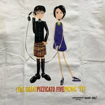 90年代 90's PIZZICATO FIVE ピチカートファイヴ Tシャツ 小西康陽 野宮真貴 アメリカ製 古着 ビンテージ vintage バンドTシャツ バンT_画像2