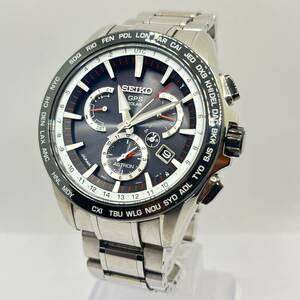 【美品】SEIKO セイコー ASTRON アストロン SBXB051 8X53-0AD0-2 8Xシリーズ デュアルタイム GPSソーラー メンズ 175