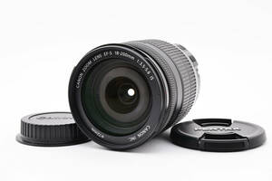 ★光学美品・完全動作品★ Canon キャノン EF-S 18-200mm F3.5-5.6 IS　Rキャップ・Fキャップ（社外品）付