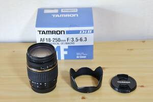 ★実用美品★ TAMRON AF18-250mm F/3.5-6.3 Di II LD Aspherical [IF] Macro デジタル専用 キャノン用