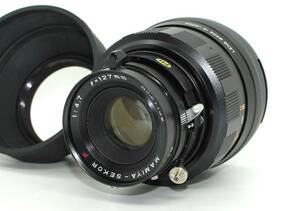 ★極上品★ MAMIYA マミヤ SEKOR P 127mm F4.7 シャッター全速 #M980