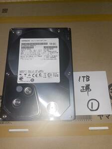 3.5インチ SATA HDD 1TB　正常判定　13817時間　2817回　ハードディスク　HITACHI　HDS721010CLA332