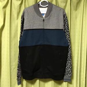 新品! CROOKS&CASTLES (クルックス＆キャッスルズ) ベースボール ブルゾン (L) | Mens メンズ LA ストリート 西海岸 BB レオパルド 起毛