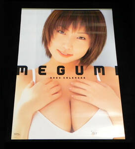 MEGUMI カレンダー　2003年度版　◇全7枚(表紙＋カレンダー6枚)　□サイズ：51.5cm×74cm　※ 少傷あり　イエローキャブ