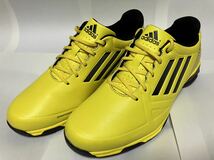 ★adidas GOLF アディダス ゴルフ ゴルフシューズ Adizero 6 SPK アディゼロ O99091 サイズJP26.5cm イエロー_画像1