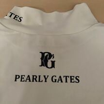 PEARLY GATES パーリーゲイツ サイズ1 機能性インナーシャツ ハイネック 蓄熱・保温 /オフホワイト系_画像7