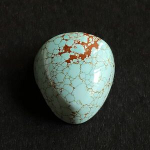 Natural Number Eight #8 Turquoise Cab 10.7 ct