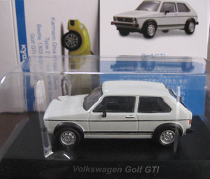 京商　サンクス　フォルクスワーゲン２　ゴルフＧＴＩ　白　　